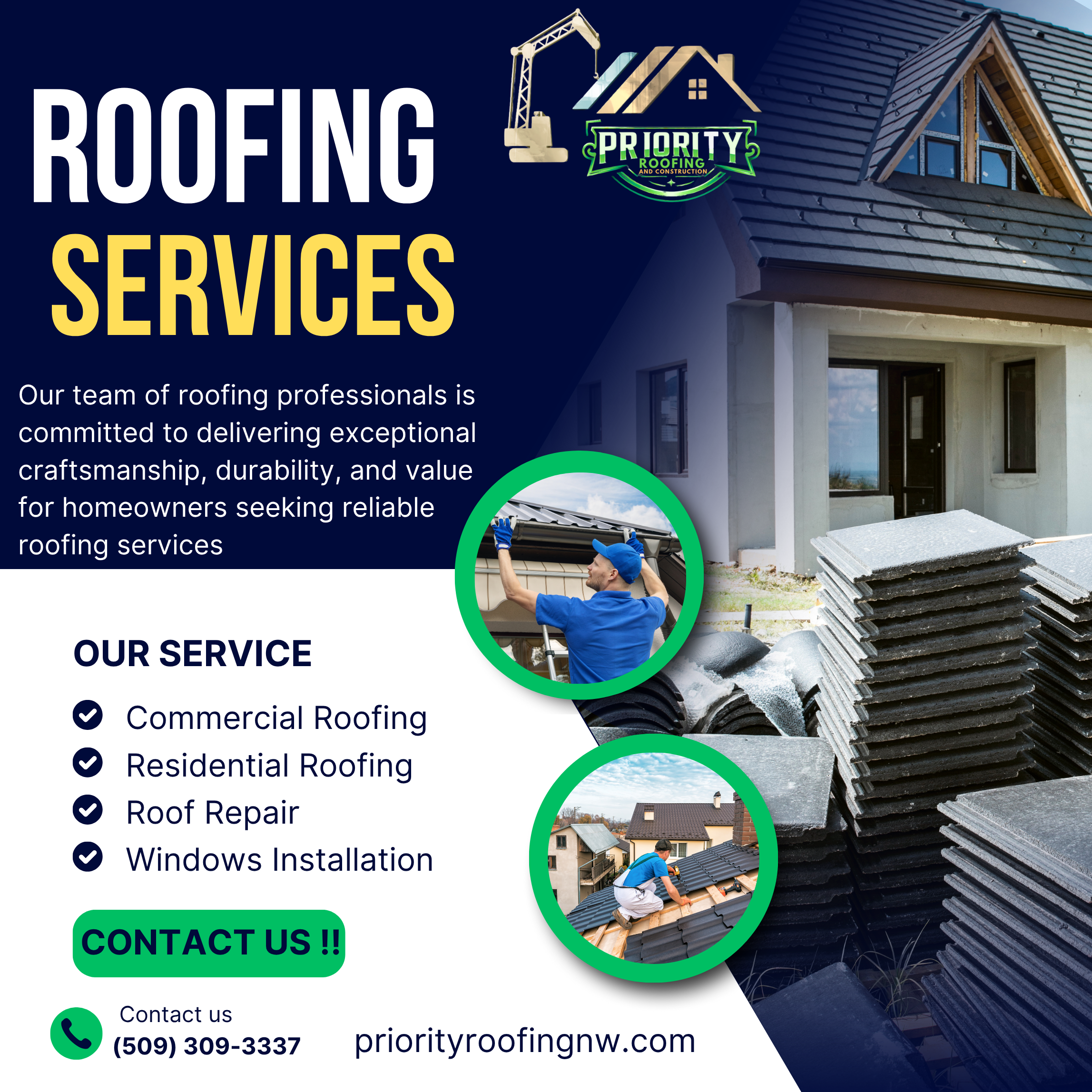 Why Choose Priority Roofing & Construction?